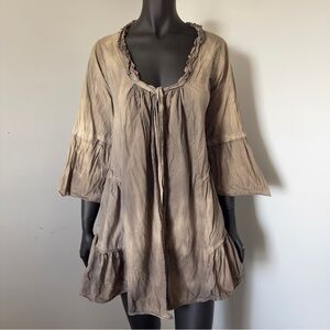 252. Zeaberg Open Top Bell Sleeves Tiered